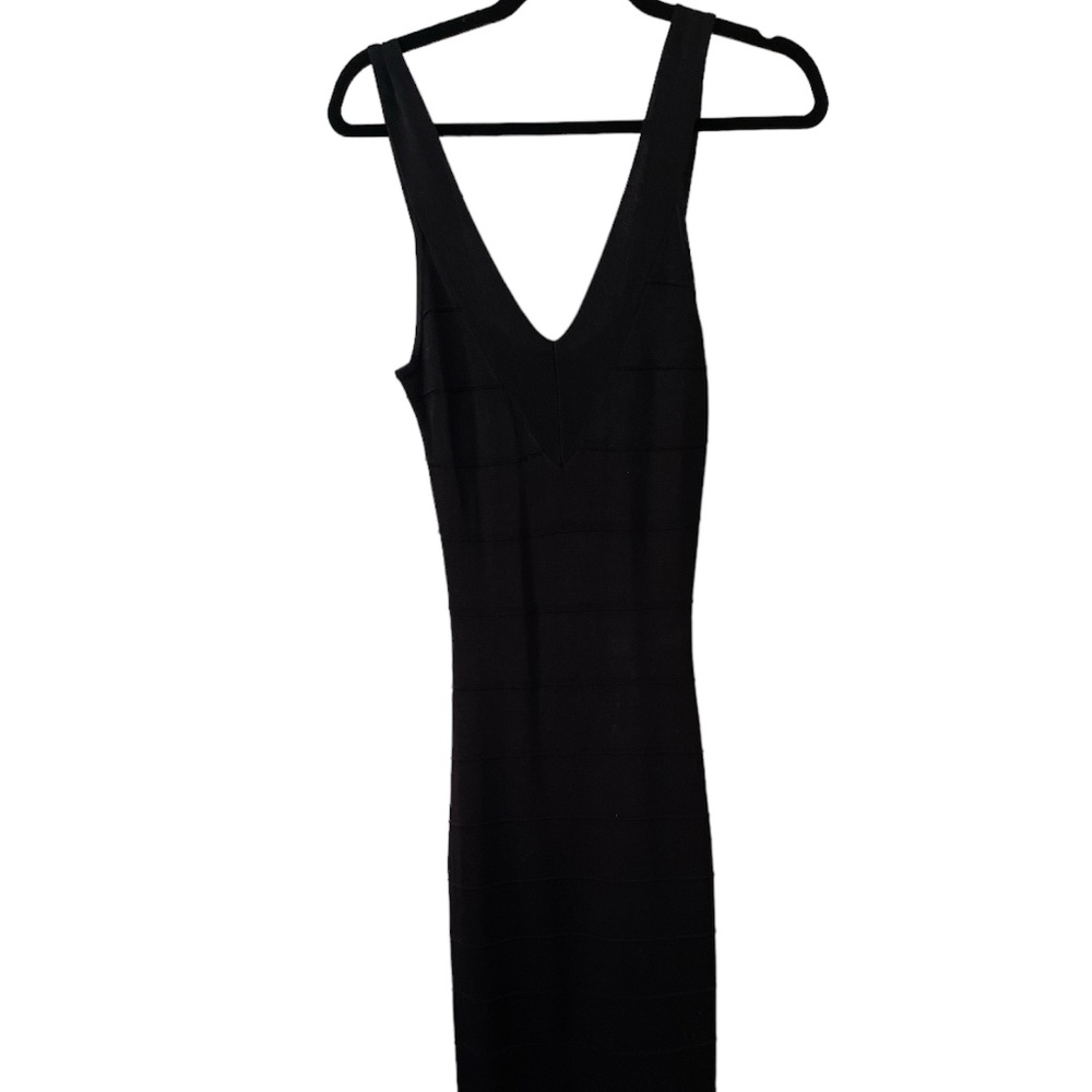 Black bandage dress
